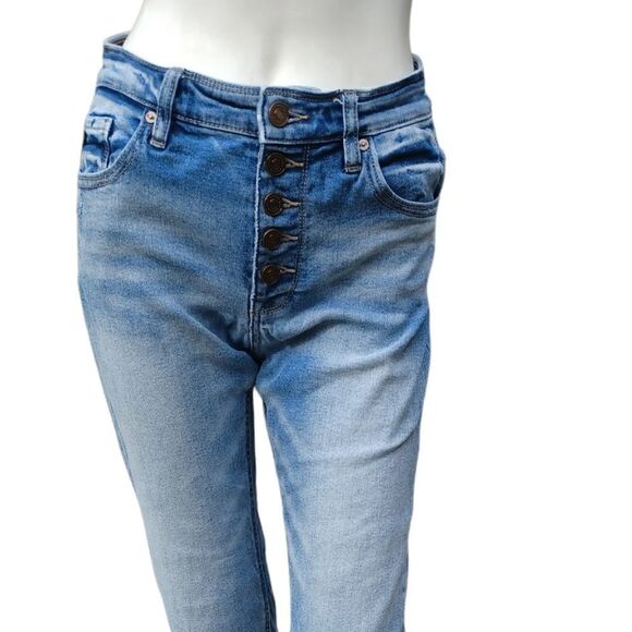 624217....Kancan Skinny Jeans Size 3/25, 26"Inseam 9"Rise - Picture 1 of 5